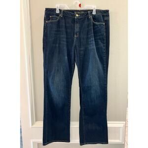 Michael Kors Bootcut Dark Jeans RN#111818 Size 16